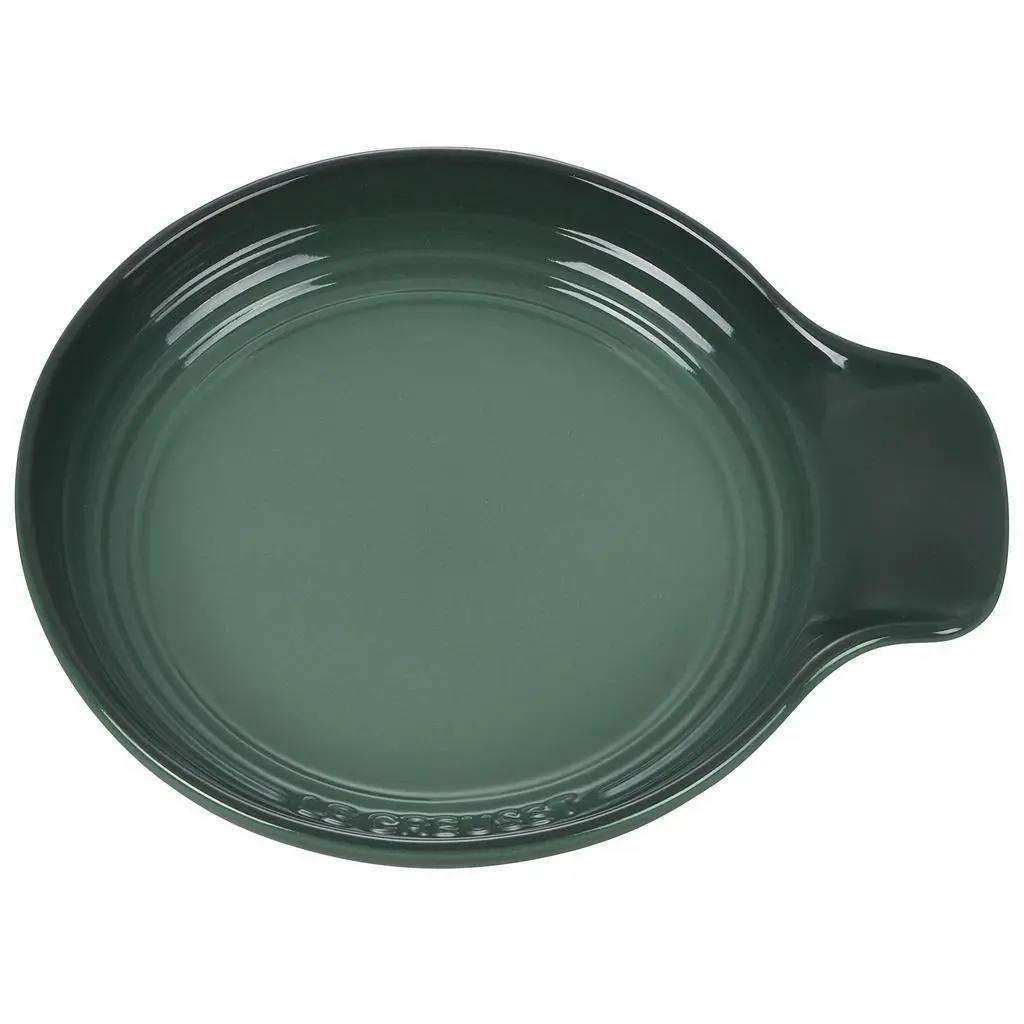 Le Creuset Signature Stoneware Spoon Rest, 6″ Le Creuset Signature Stoneware Spoon Rest, 6″