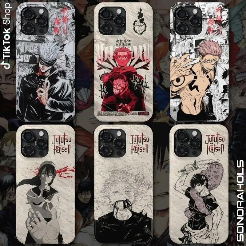 Jujutsu Kaisen Case Iphone 12 Pro Max Brandname Jujutsu Kaisen Iphone 11  Case Brand Name Japanese