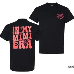 In My Mimi Era T-Shirt, Retro Concert Style Tee for Grandma, Gift for Nana Gigi or Mimi, Soft Cotton Graphic Shirt, Christmas Family Top