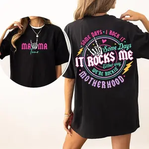 Some Days I Rock It 2 Sides T-Shirt, Motherhood T-Shirt, Mama Lighting Bold T-Shirt, Size S - 4XL, Gift For Women