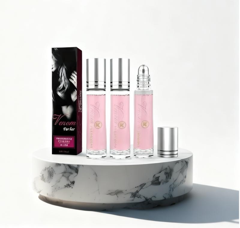 2 Pack Pheromone Perfume Roll-On - Romantic Long-Lasting Scent to Enhance Attraction & Confidence | Portable Gift for Couples, Perfect for Her Daily Use & Special Dates