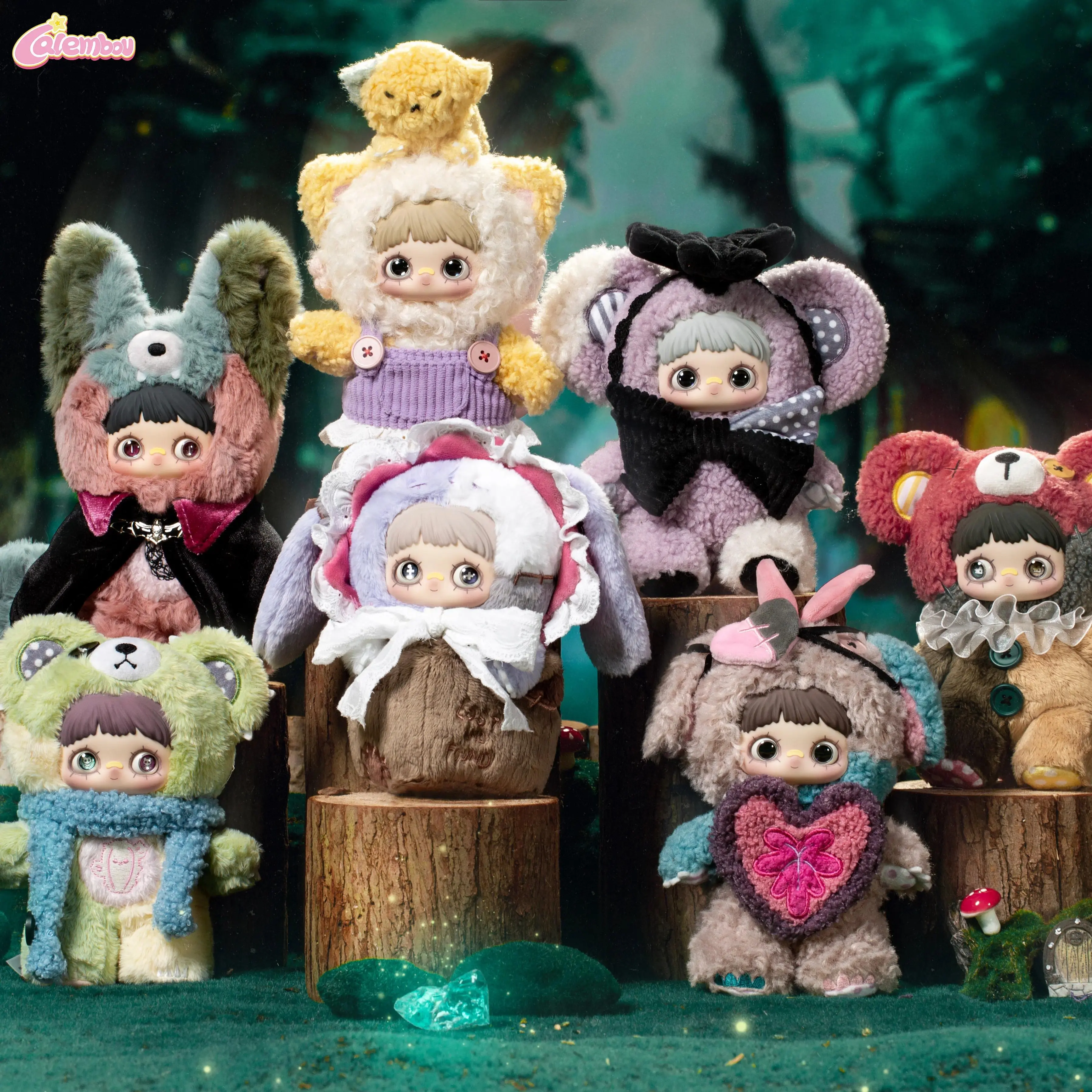 Maymei Symbiote Neverland Series V4 Plush Blind Box - 1pc Twin Secret Realm Character Doll, Symbolic Costume Details, Embroidery, Lace, Character Depth, Premium Craftsmanship - Collectible Toy Blind Bag, Birthday Gift for Fans