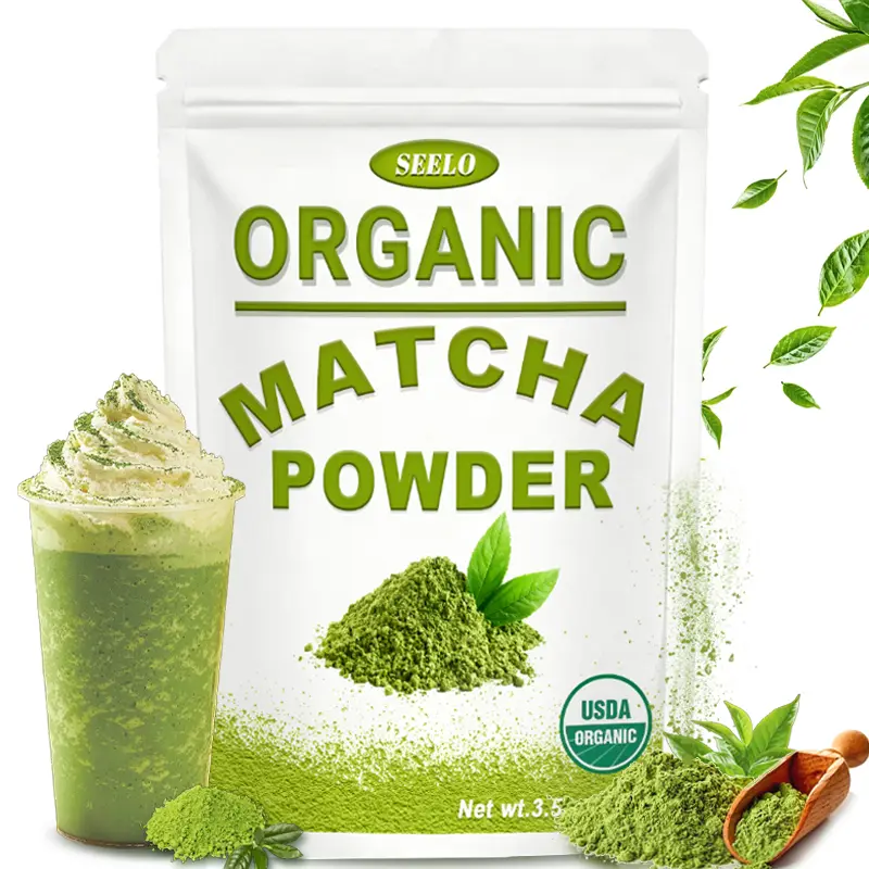 100G-200G Matcha Green Tea Powder, First Harvest, Culinary Grade from Japan, 100% Pure/Unflavored, Great for Tea, Latte, & Smoothies
