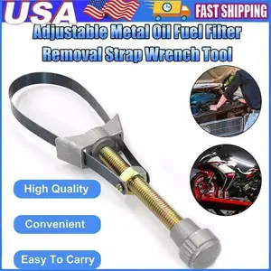 NEW Auto Car Diameter Adjustable Oil Filter Removal Strap Wrench Tool,Car Oil Filter Wrench.