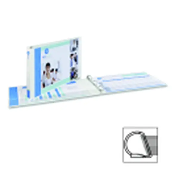 Avery 3 in. Heavy Duty Slant Ring View Binder - White, Pockets-Included Document Organizer for Office Stationery Needs (Ring Bound Style), Binder With Pockets Binders, Document Organizer Binder Binders