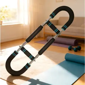 Adjustable arm and chest muscle trainer, arm strength training bar, multi-functional fitness equipment, suitable for all levels, men's fitness equipment, efficient strength training