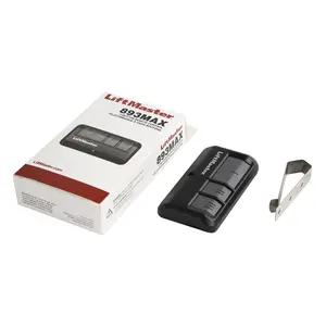 893MAX Liftmaster  Remote Control for Security 2.0 Garage Door Opener Key Switch Metal ABSS 315/390MHz 893Max Transmitter