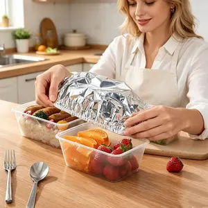 Aluminum Foil Food Insulation Cover, Reusable Table Dish Warm Keeping Cover, Kitchen Heat Preservation Dustproof Insulated Fresh Keeping Cover