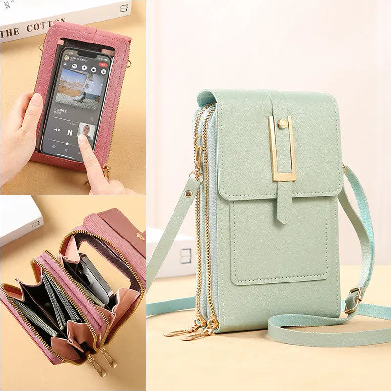 Crossbody Touchscreen Phone Wallet