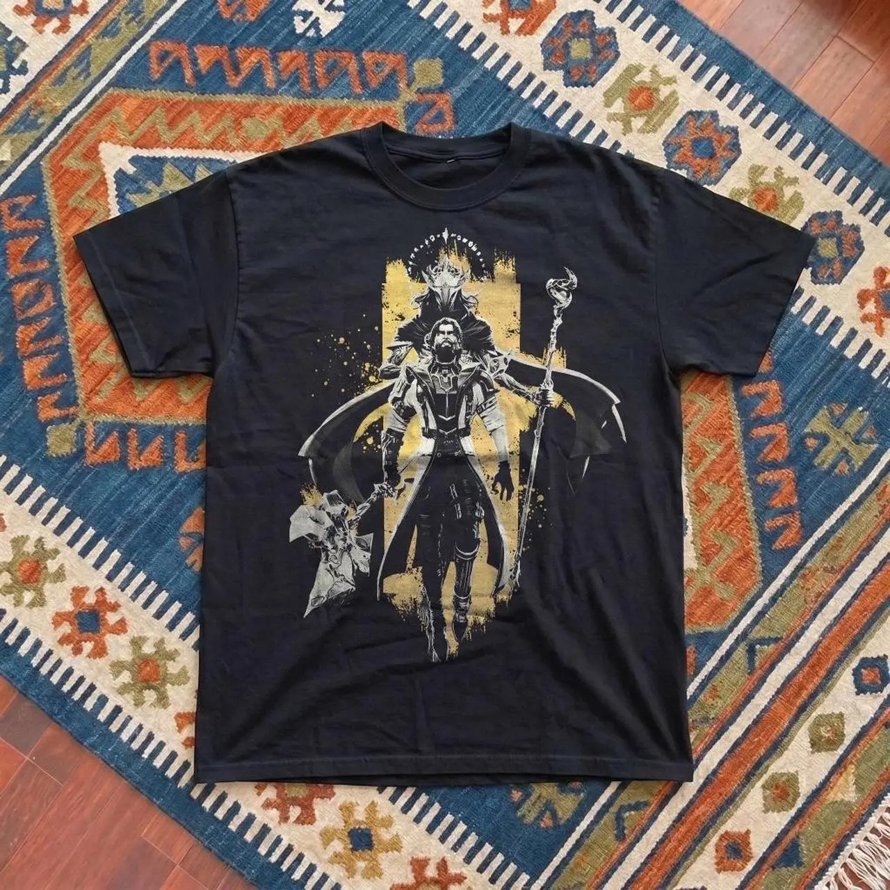 Gildan Men's Black T-shirt, Jayce And Viktor Arcane tee, Jayce Viktor Arcane Shirt, League Inspired Graphic Tee, Fantasy Gamer T-Shirt, Vintage Gaming Shirt, Dark Fantasy Streetwear, Arcane Fan Gift, Unisex Tee Menswear Tops