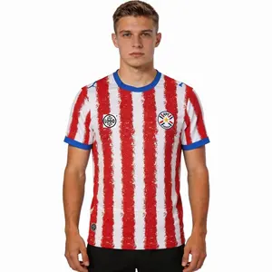 Personalized Paraguay Soccer Jersey Full Set World Cup 2026, Custom Name Number Logo National Soccer Jersey L