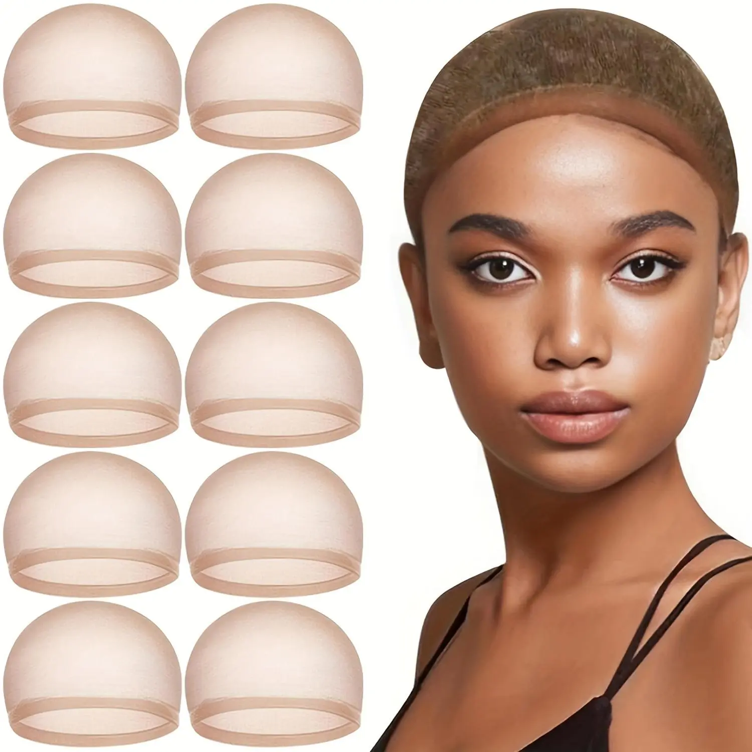HD Ultrathin Wig Cap, Invisible Breathable Wig Cap for Women, Lace Front Wig Cap, Hair Accessories for Women & Girls, Stocking Caps for Wigs