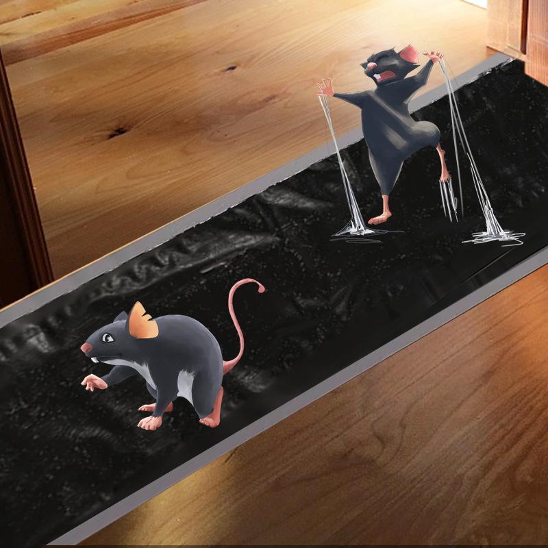 Strong Adhesive Mouse Stickers for Clean & Safe Home Easy Application to Various Surfaces Quick Effective Solution trap，Pre-Scented, Non-Toxic Glue Boards
