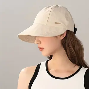 Women's Wide Brim Sun Hat, Outdoor Hats, UV Protection, Adjustable, Stylish Holiday Gift, Birthday Present, Fashionable Face Covering Cap, Adjustable Sunscreen Hat