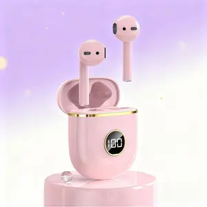 In-Ear Wireless Bluetooth Earbud Headphones Wireless Earbuds Headset with Auto Connect, Long Battery Life, LED Display, Ideal for Music Lovers and Fitness Enthusiasts Audio