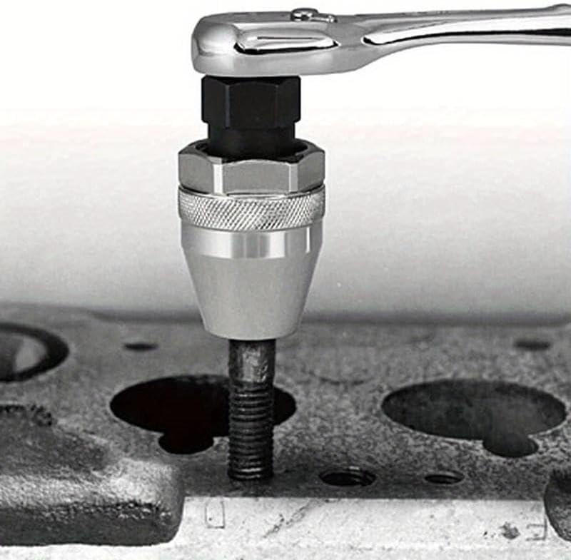 6-13mm Broken Bolt Extractor Set - Metal Damaged Stud Remover Tool for Impact Wrench and Ratchet, Non-Electric Manual Operation.