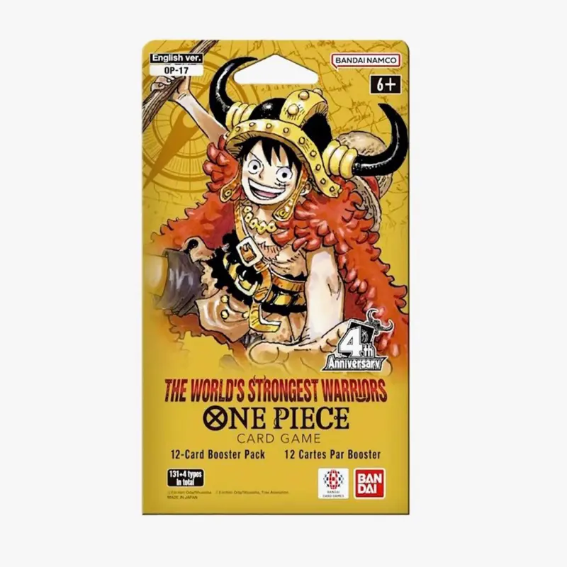 OP17 One Piece Sleeved Booster Pack The World’s Strongest Warriors OP-17
