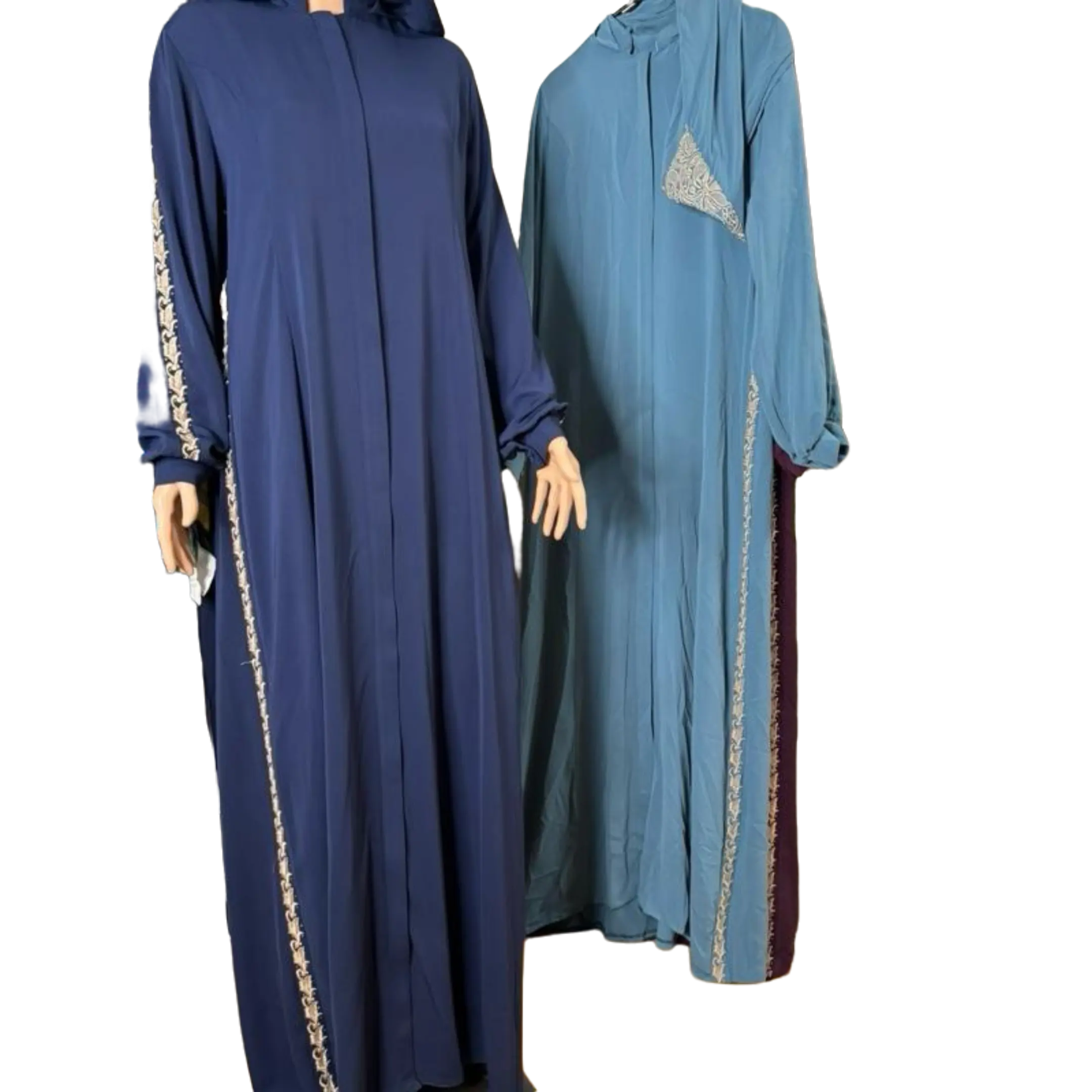 Women's Zipper-Closure Hoodie Abaya, Modest Muslim Outerwear for Daily Wear, Modest Fashion, Abaya Fashion