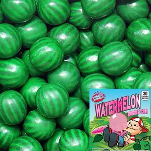 Dubble Bubble Watermelon Bubble Gum Bulk Candy Sweet Fruity Watermelon Flavored Bubblegum Candy Snack Bonbon