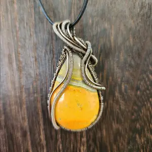 Bumblebee Jasper Pendant
