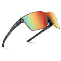 matte Smoke Crystal Frame, Copper-burgundy Mirror