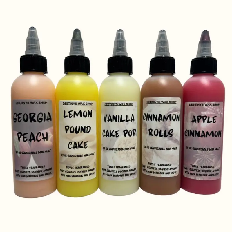 TRIPLE FRAGRANCED SQUEEZABLE WAX MELTS - 3.5oz BOTTLES