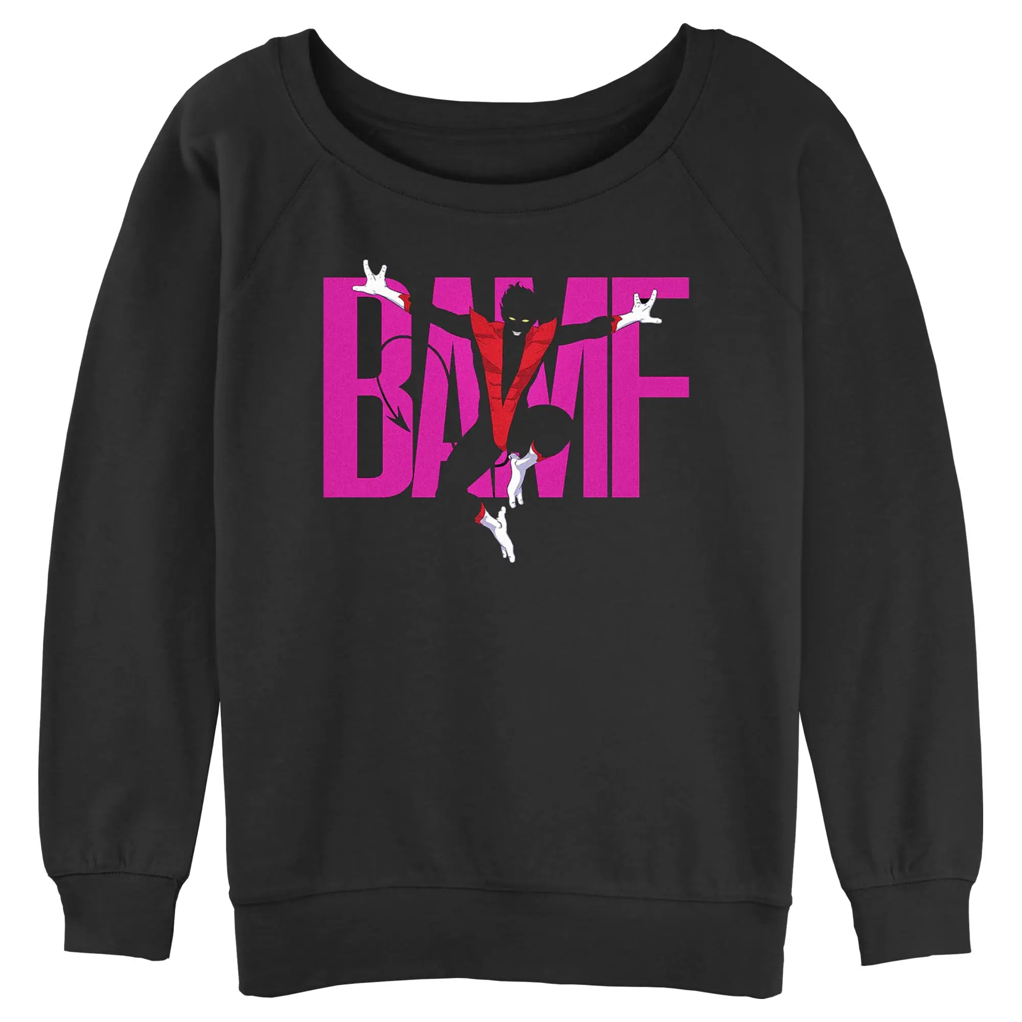 Junior's Marvel: X-Men '97 Nightcrawler Bamf Sweatshirt