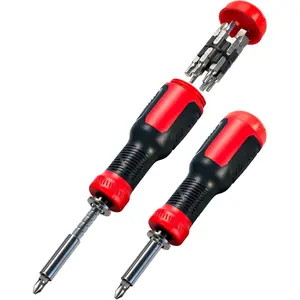 Multiuse  13-in-1 with Adjustable Shaft,  in   Set with Phillips, Flathead, Hex, Torx , Robertson/Square and 1/4 Nut Driver/Bit Holder