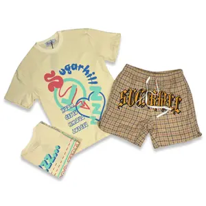 SugarHill Memory Loss Mint Plaid Short Set