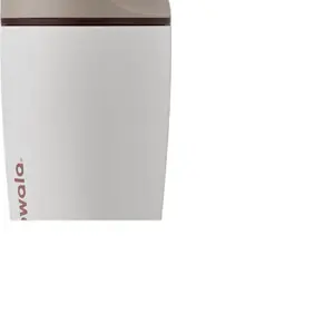 Owala SmoothSip Slider 12 oz Insulated Stainless Steel Tumbler - BPA-Free Reusable Travel Mug for Hot Coffee, Iced Coffee, Vanilla Bean