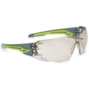 Bolle Silex Plus Small Safety Glasses Gray/Yellow with CSP Anti-Fog Lenses