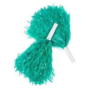 Teal Cheer Pom-Poms - 12 Pc.