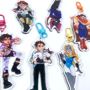 Dispatch Z Team Acrylic Keychain, Dispatch Game Character Acrylic Keychains, Cute, Durable, And Perfect For Bags, Keys, Or Gifts. Great For Daily Use Or As Thoughtful Little Gifts For Your Friends And Yourself.