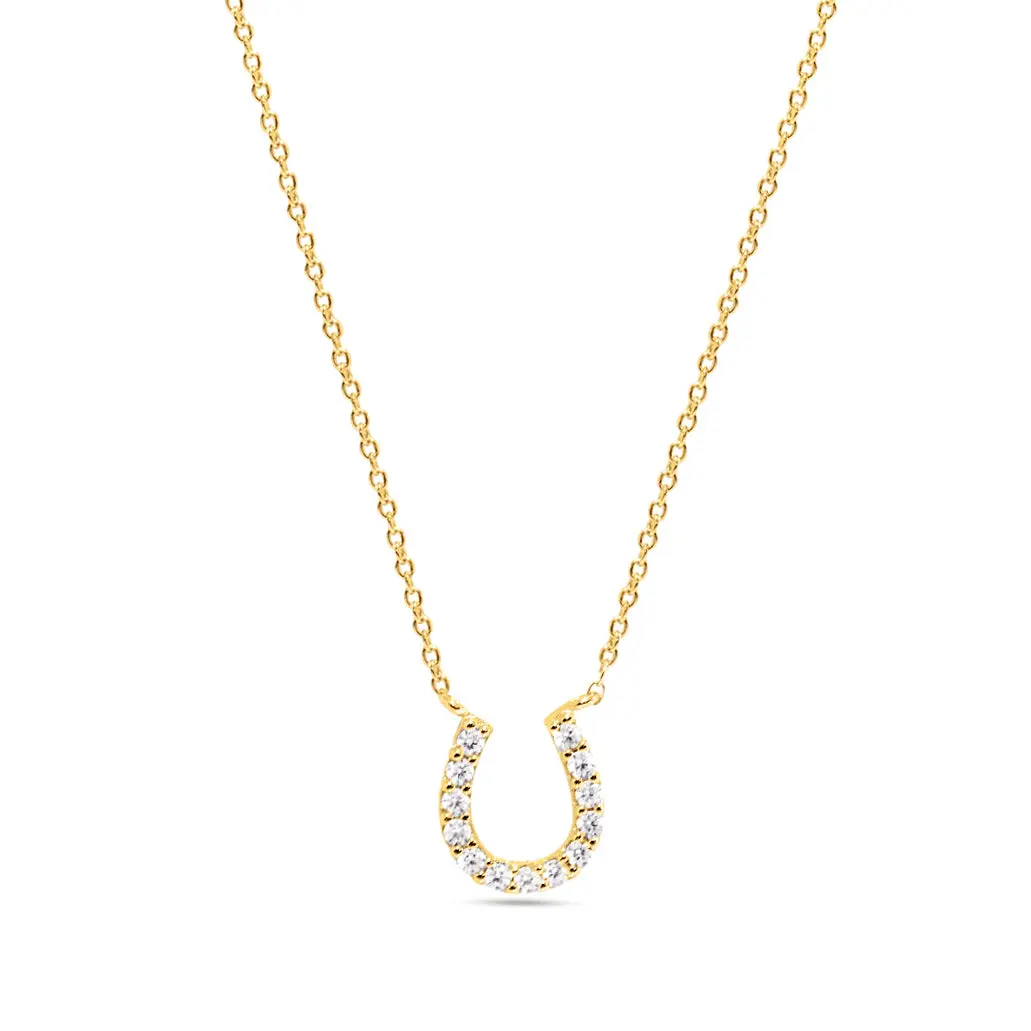 Lucky Horseshoe Necklace 925 Sterling Silver
