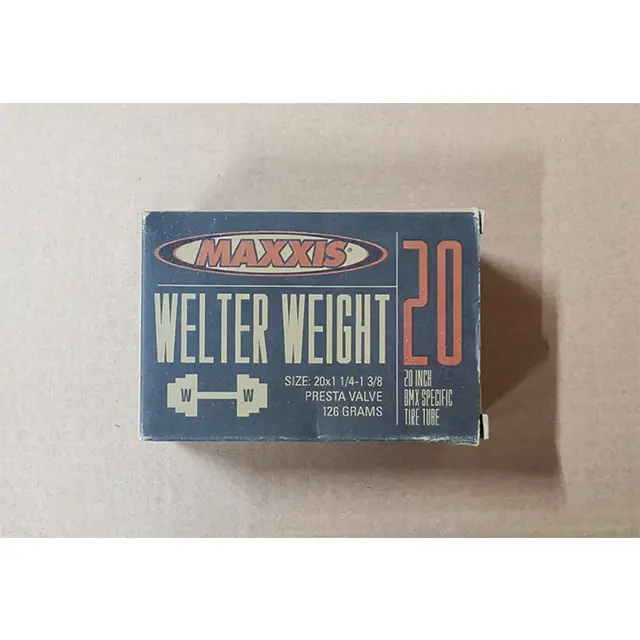 MAXXIS Welter Weight BMX Inner Tube 20x1 1/4-1 3/8 (451), Presta/Schrader Valve, 126g, BMX Bike, 1 Inner Tube, 20*1/4-1 3/8（451）Fv 126G