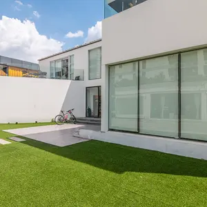 #HeavyDutyTurf #BackyardIdeas Professional UV-Resistant Artificial Grass Turf - 1.38" Thick Synthetic Lawn with Drainage Holes for Pets, Playground, Sports Field & Backyard