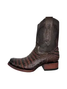 Boot/Bota Con Cierre -  Dubai Coco Belly Brown