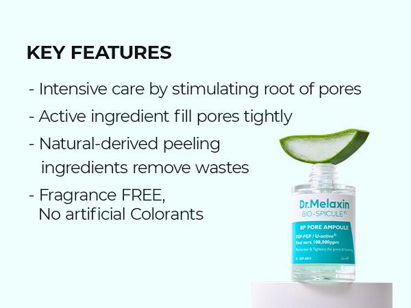 [Dr.Melaxin Official] BP Pore Ampoule | Pore Care, Anti-aging, Spicule, Fine Lines | Korean Cosmetics | 1.01 fl.oz (30ml)