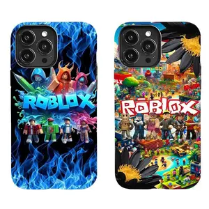 Roblox Colorful Block World Phone Case, compatible with iPhone