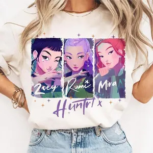 Huntr!x Dem0n Hunt3rs Shirt, Dem0n Hunt3r Gift For Kpop Fan Fashion Cotton, Full Sizes, For Men, For Women