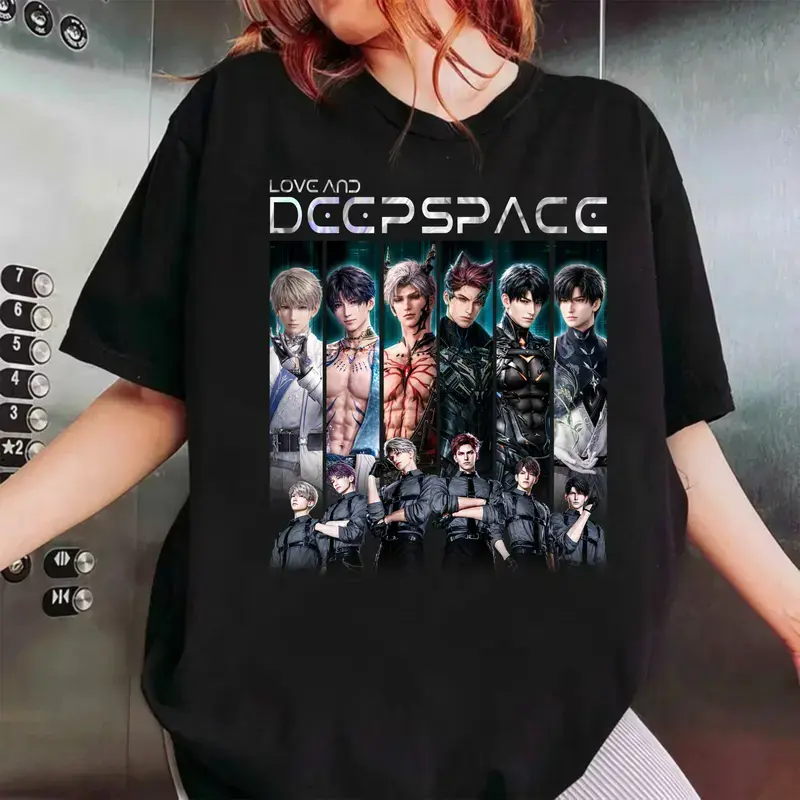 Love and Deepspace V2 T-shirt, Gaming Inspired Fan Tee, Soft Cotton Casual Everyday Top, Gift For Fans Of Sci-Fi Games