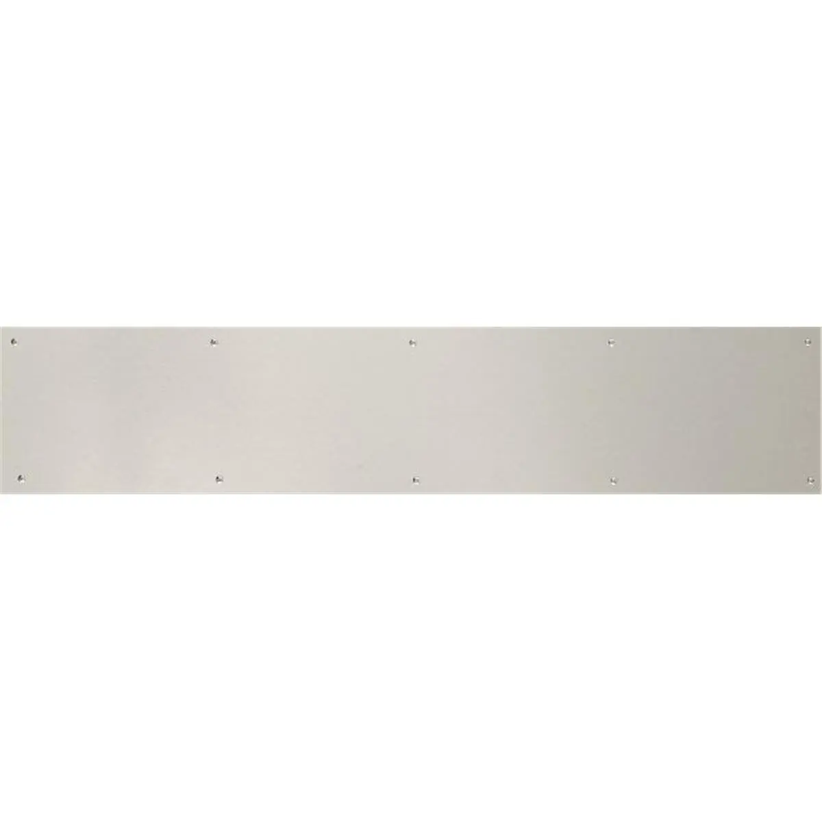 8 x 40 in. Screw Mount Satin Nickel-Aluminum Kick Plate