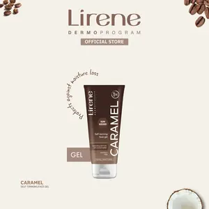 Lirene Perfect Tan Self-Tanning Face Gel Caramel — Natural Face Glow, Oil-Free Hydration, No-Streak Self-Tan