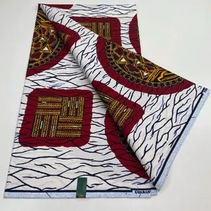Authentic African Print 100%Cotton 6yards