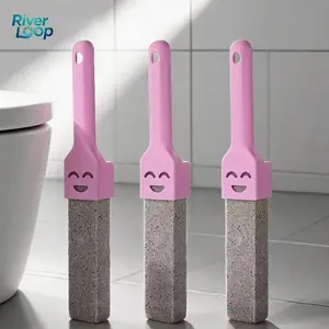 3Pack Pumice Stone Toilet Cleaner With Long Handle Heavy Duty Stain Remover Efficiently Clean Toilet Bowl Ring Limescale And Hard Water Stains Multi Purpose Bathroom Cleaner For Pool Tile Bathtub And Household Bathroom Deep Cleaning Supplies