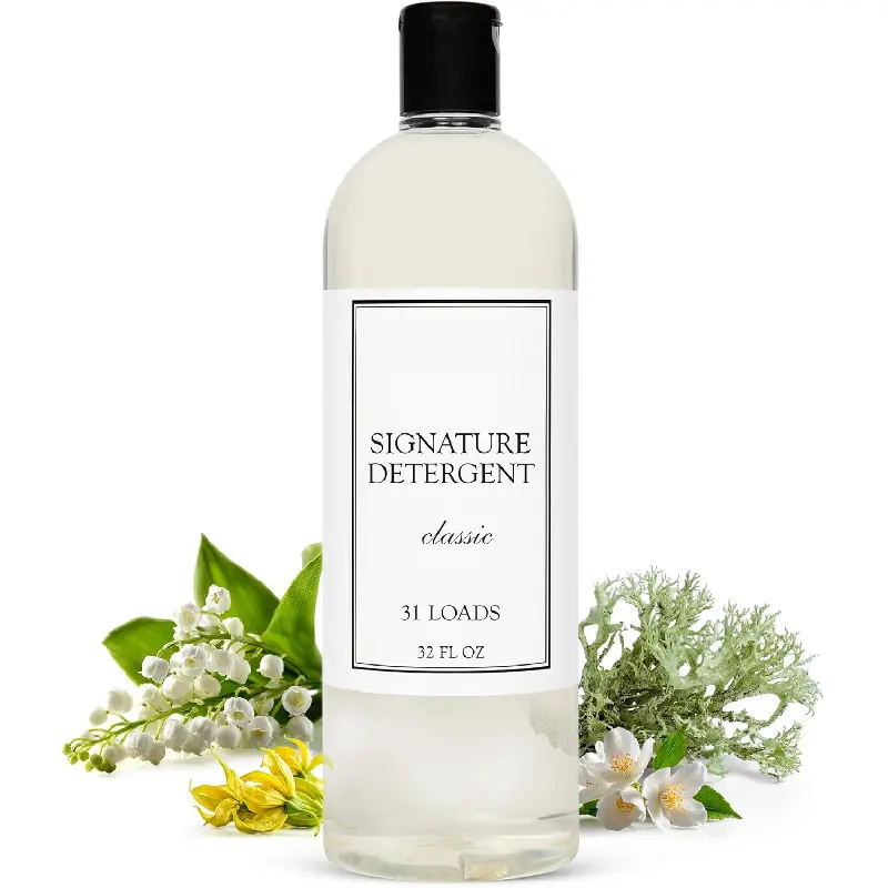Luxury Laundry Detergent, 31 Loads, Scented Signature Classic Fragrance, Concentrated Triple Enzyme Deep Cleaning and Targeted Stain Remover, 96% USDA Biobased Product