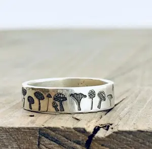 Vintage Boho Mushroom Ring