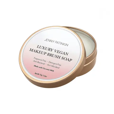 Jenny Patinkin Luxury Vegan Makeup Brush Soap - Antibacterial Deep Makeup Brush Cleaning Tool for Women, Oil Control & Skin Health Support