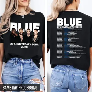 Blue Concert Tour Fan Tshirt, Blue World Tour Top, Blue Music World Tour Gift Shirt, Antony Costa Fan Lover Tshirt