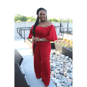 Apple Red Petite Jumpsuit